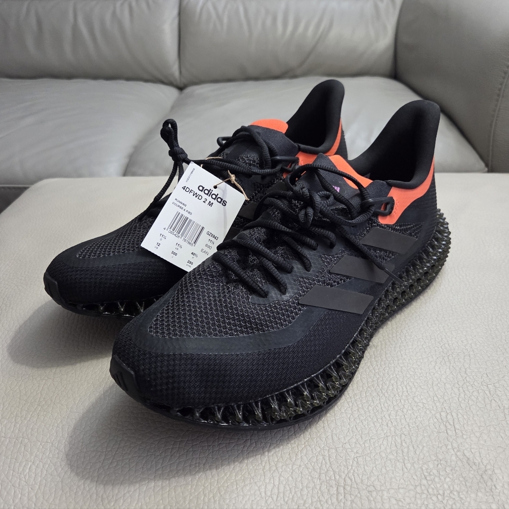 NWT - Adidas 4DFWD 2 Men's 3D Printed Running Shoes GZ6943 - US 12/EU 46 2/3